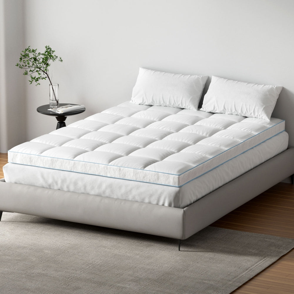 Giselle Bedding 1500GSM Bamboo Pillowtop Mattress Topper - TOPPER-BAM-10-Q