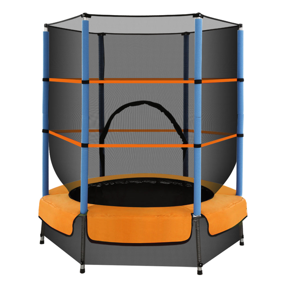 Everfit 4.5FT Trampoline for Kids Trampoline w/ Enclosure S - TRAMPO-C-MINI45-OR