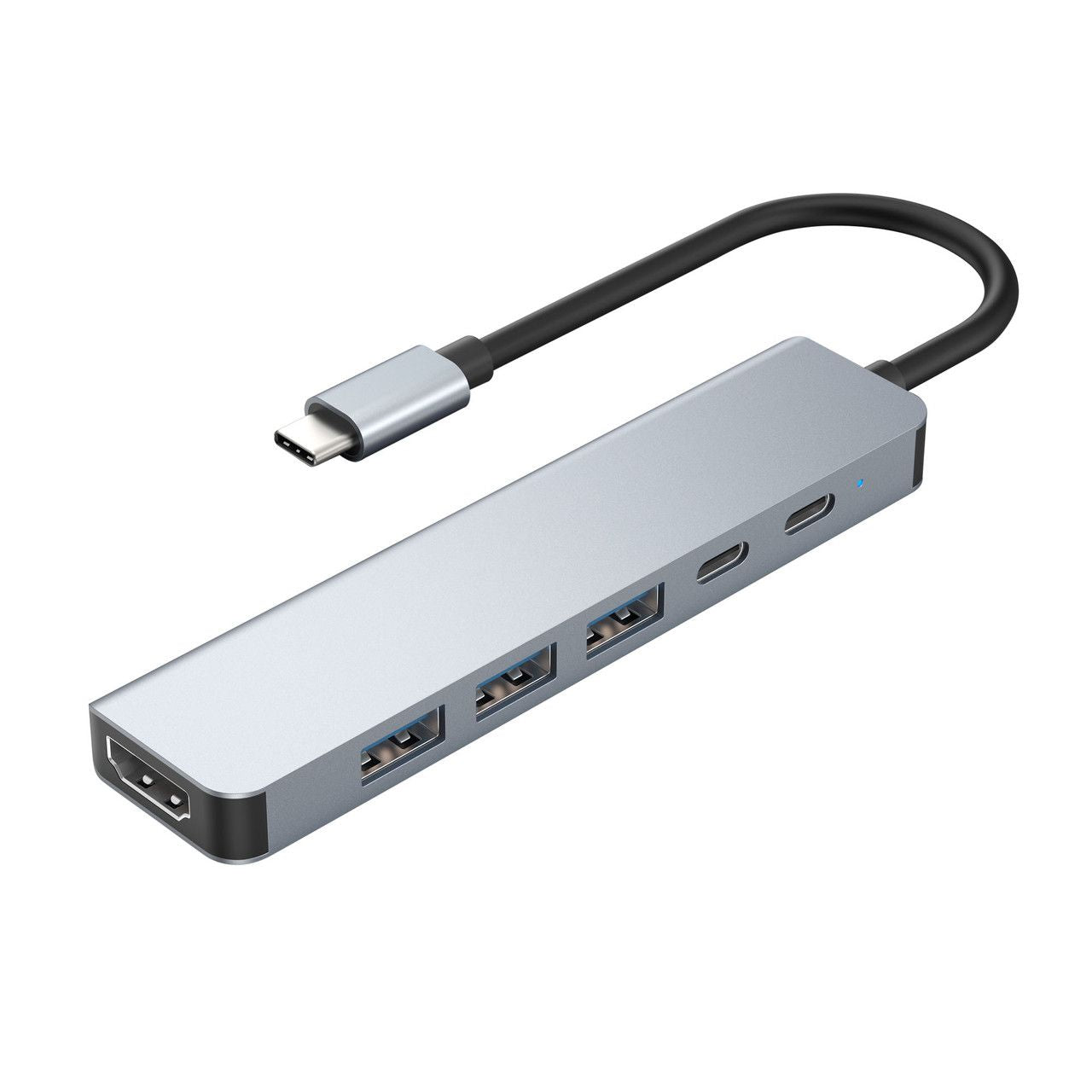 Laser USB-C 6-in-1 Multi-Port Hub with 4K HDMI and 100W PD Charging