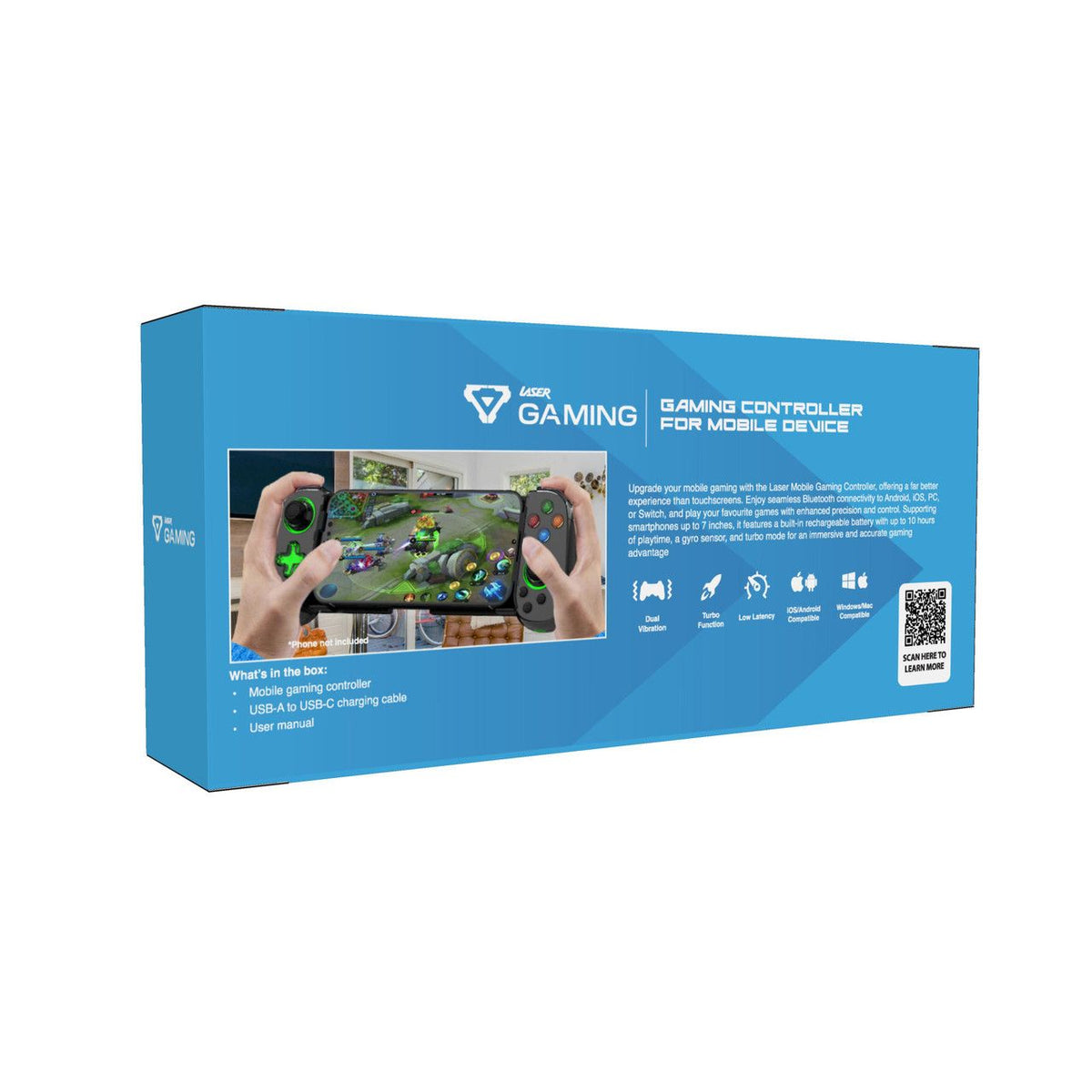 Laser Gaming Controller for Mobile Devices