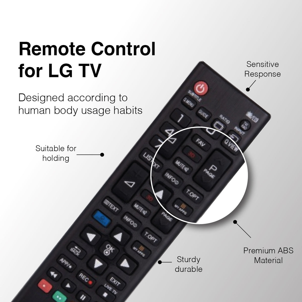 Laser Remote for LG TV