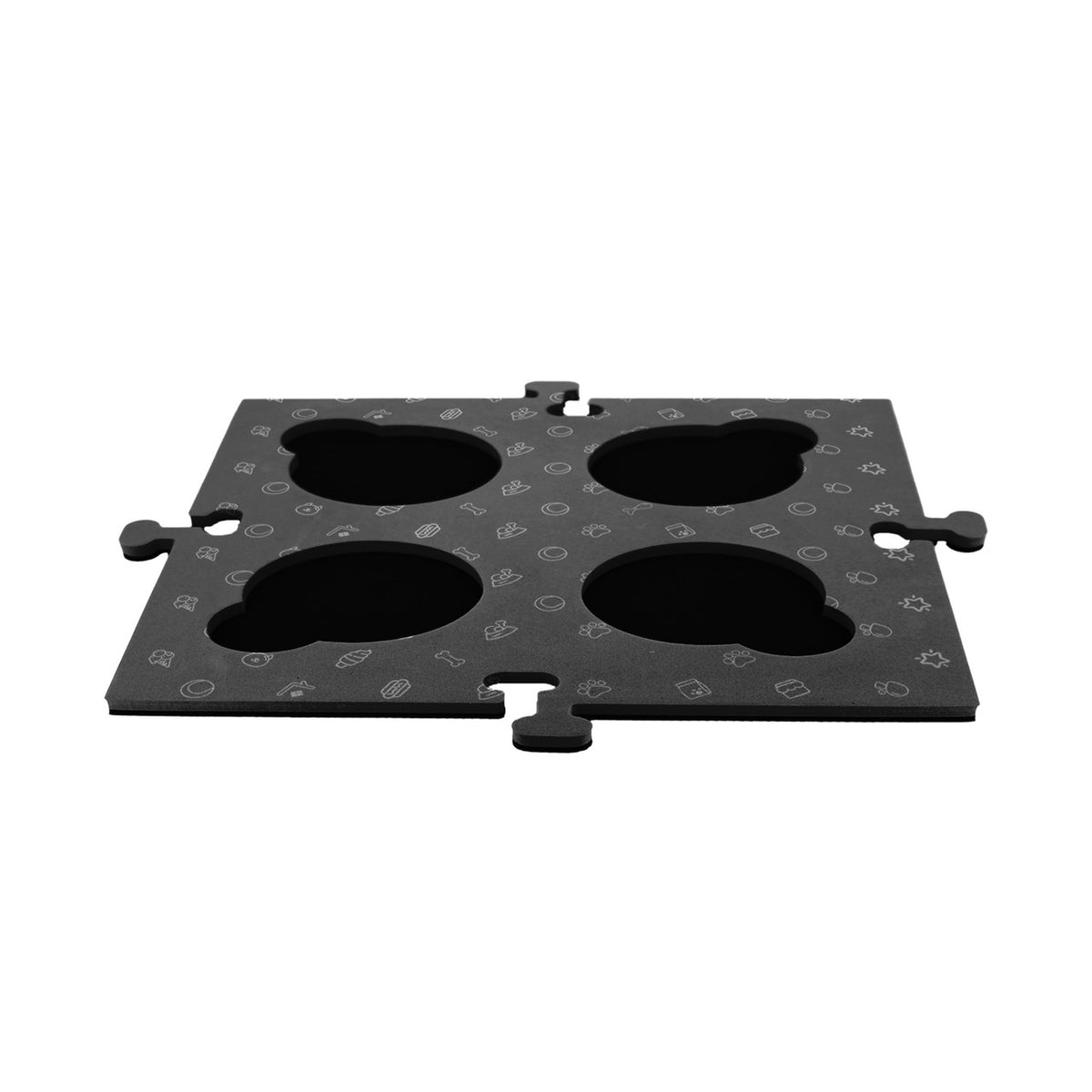 Tech4Pets Black Mat 2-Pack for Talking Buttons & Floor