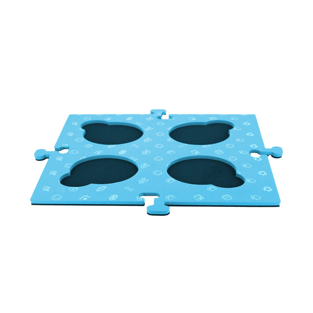 Tech4Pets Blue Mat 2-Pack for Talking Buttons & Floor