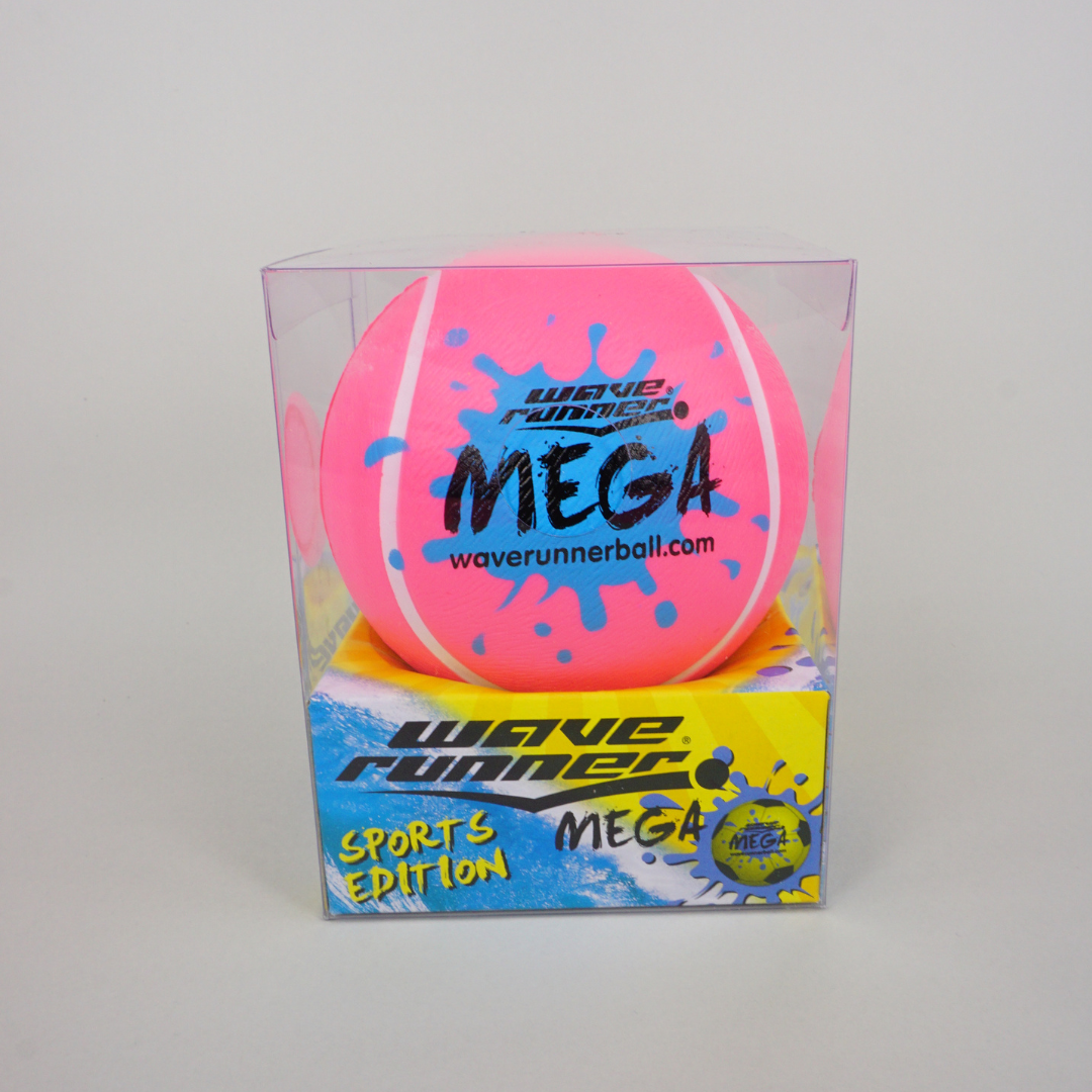 WAVE RUNNER MEGA SPORT BALL 9CM ASST - WR800B-SPT