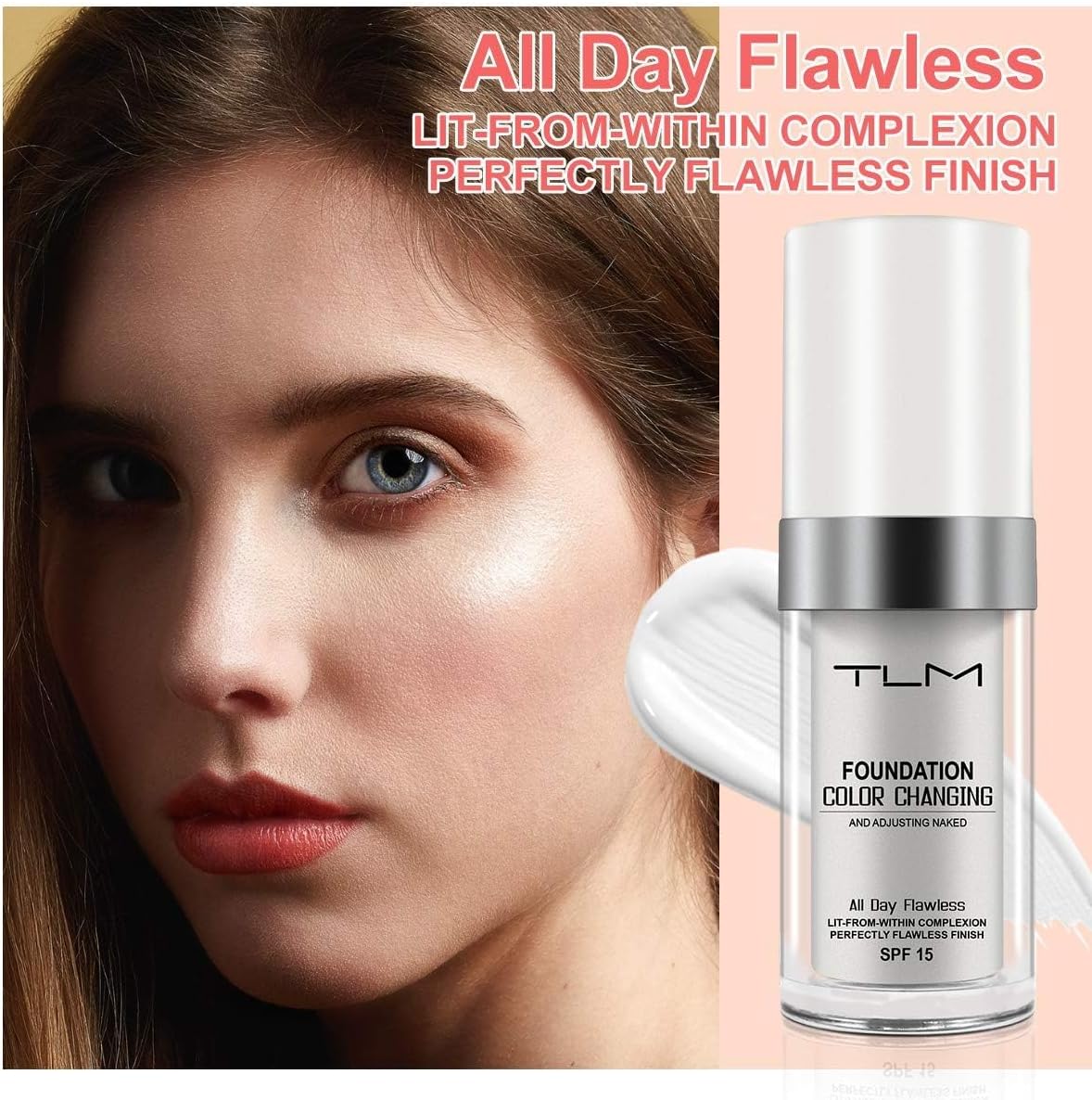 ReviGLam TLM Colour Changing Liquid Foundation Hides Wrinkles & Lines, BB