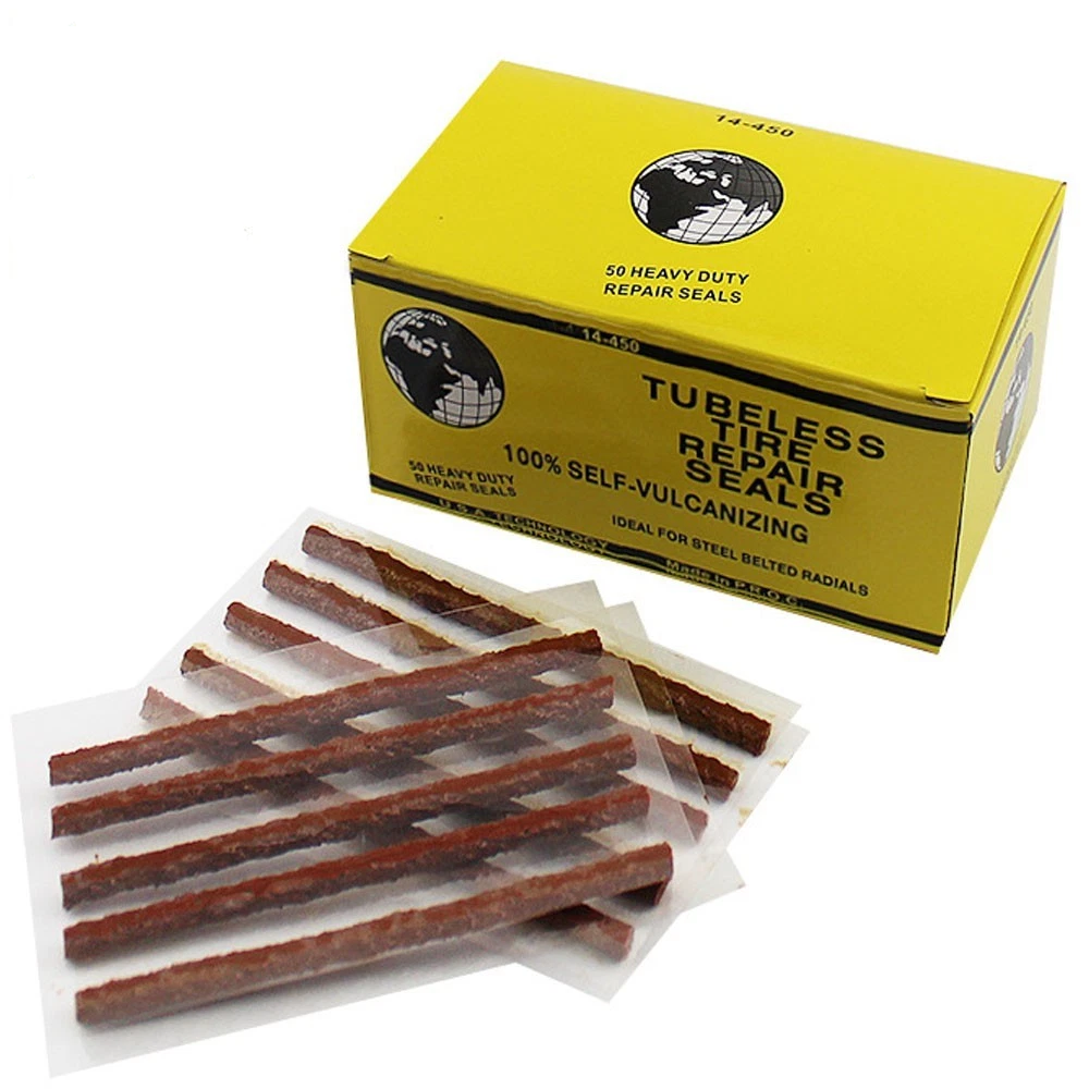 100PC Car Auto 4WD Tyre Tubeless Seal Plug Tire Puncture Repair Strings Strip