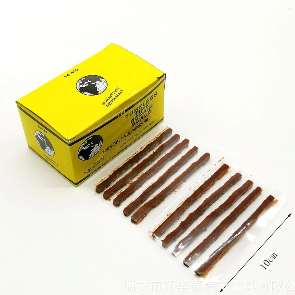 100PC Car Auto 4WD Tyre Tubeless Seal Plug Tire Puncture Repair Strings Strip