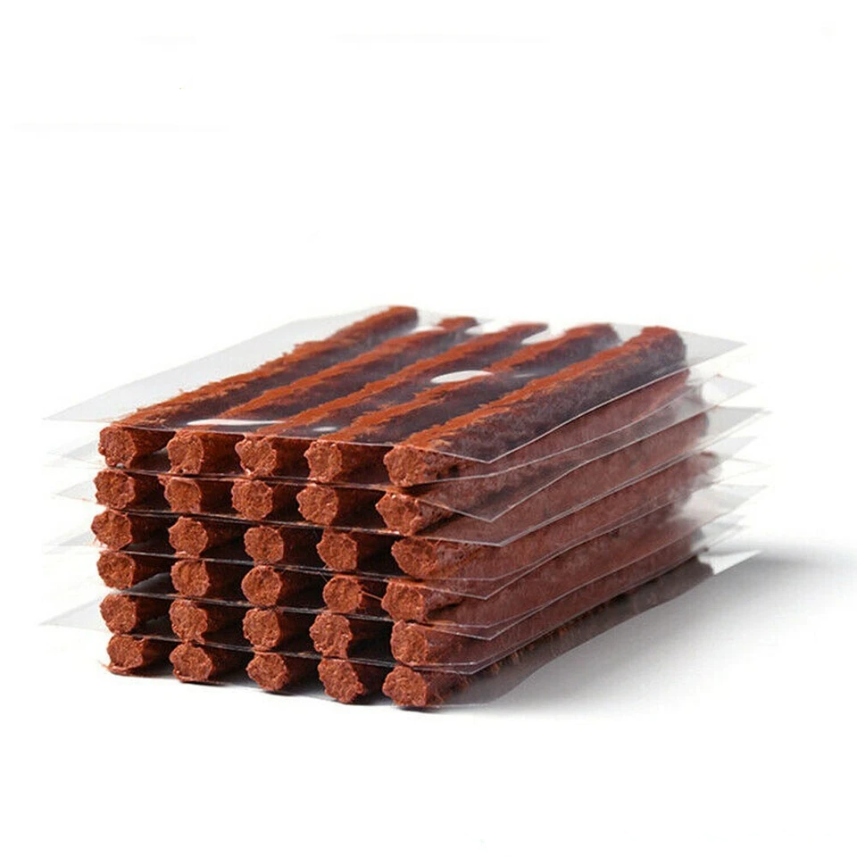 100PC Car Auto 4WD Tyre Tubeless Seal Plug Tire Puncture Repair Strings Strip
