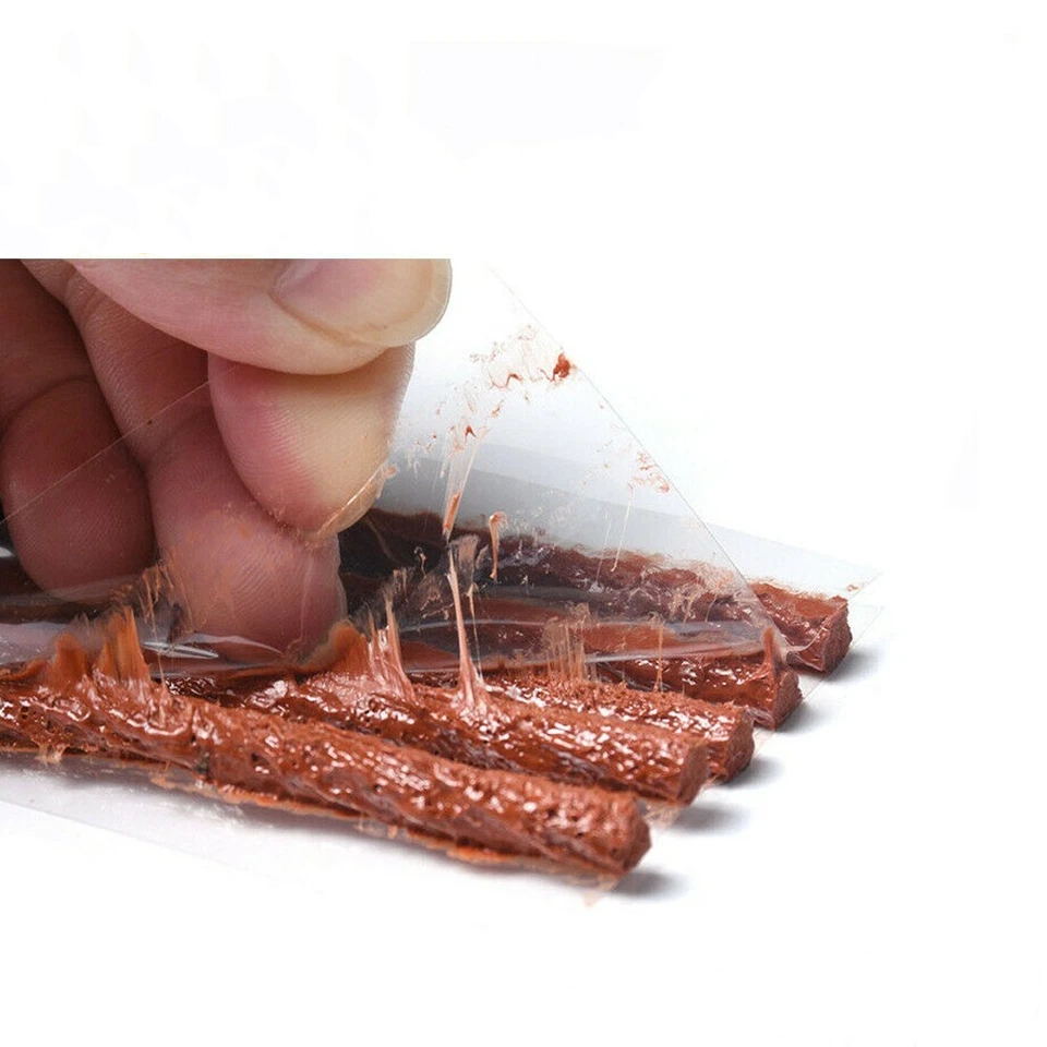 100PC Car Auto 4WD Tyre Tubeless Seal Plug Tire Puncture Repair Strings Strip