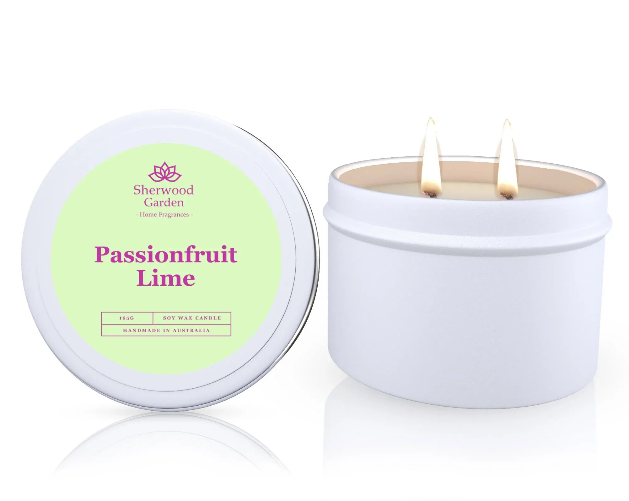 Passionfruit Lime Soy Candle Tin 165g