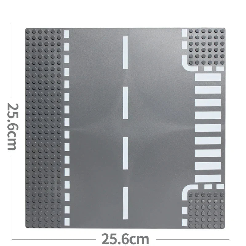 City Road Baseplate Block For Kids Diy Building