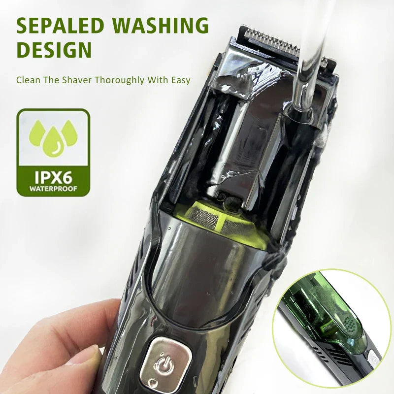 Cordless Beard Trimmer & Electric Shaver 20 Trim Settings