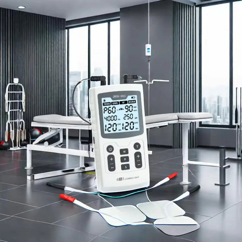 Electric Muscle Therapy Stimulator Interferential Device
