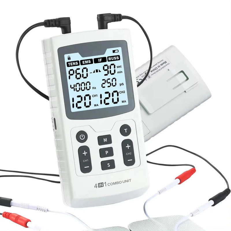 Electric Muscle Therapy Stimulator Interferential Device