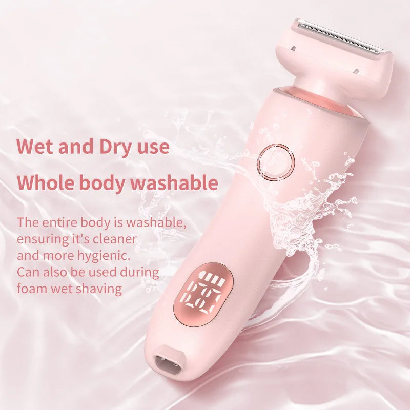 2 in 1 Waterproof Electric Shaver Hair Removal