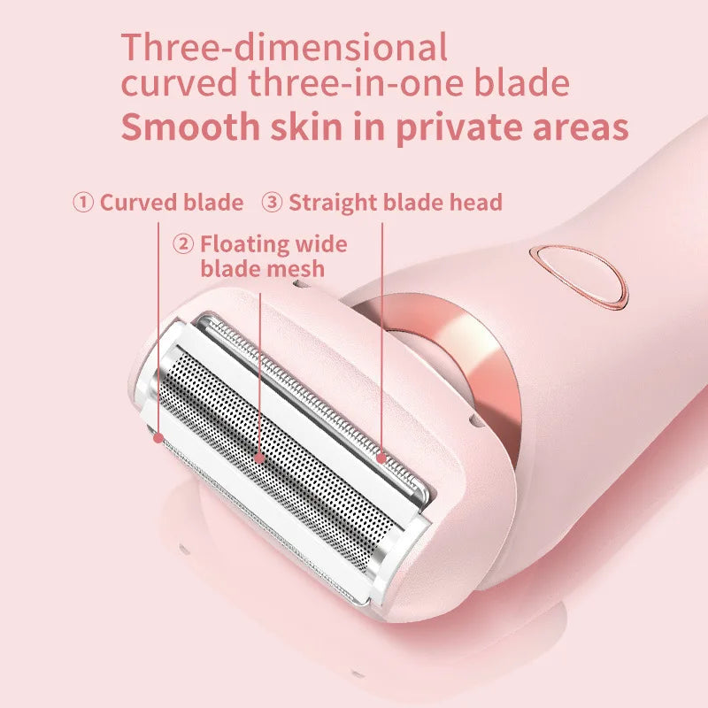 2 in 1 Waterproof Electric Shaver Hair Removal