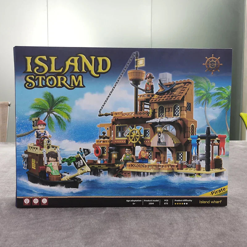 Pirate Island Fortress Building Blocks Set