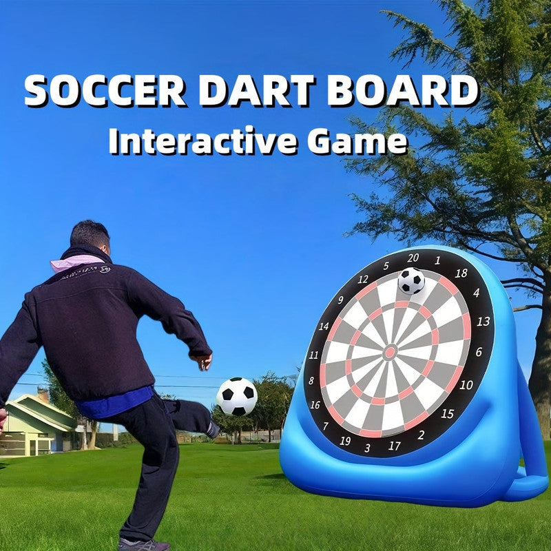 Inflatable Dart Board Game with 2 Soccer Balls