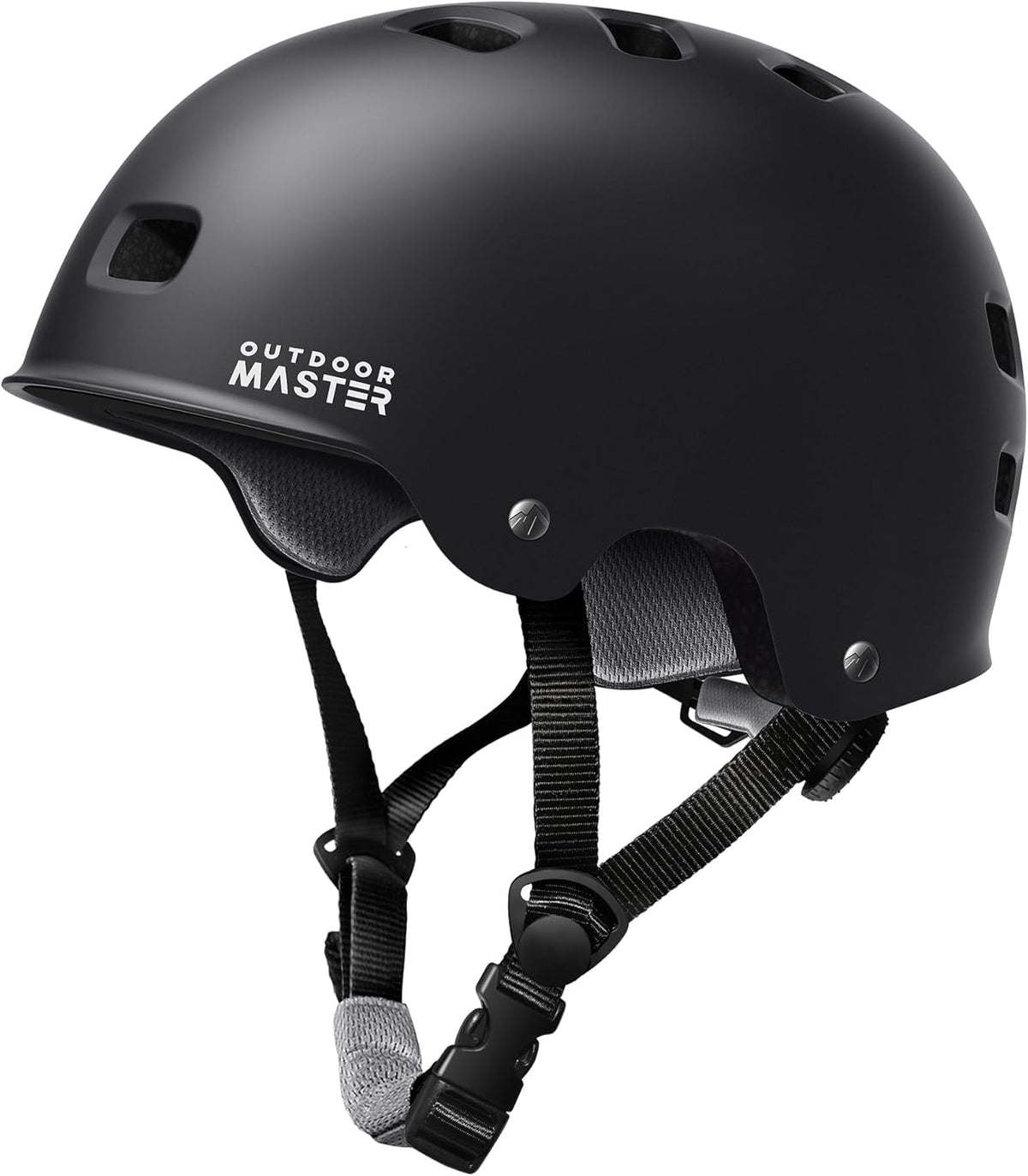 OutdoorMaster Skateboard Cycling Helmet - Two Removable Liners - Small