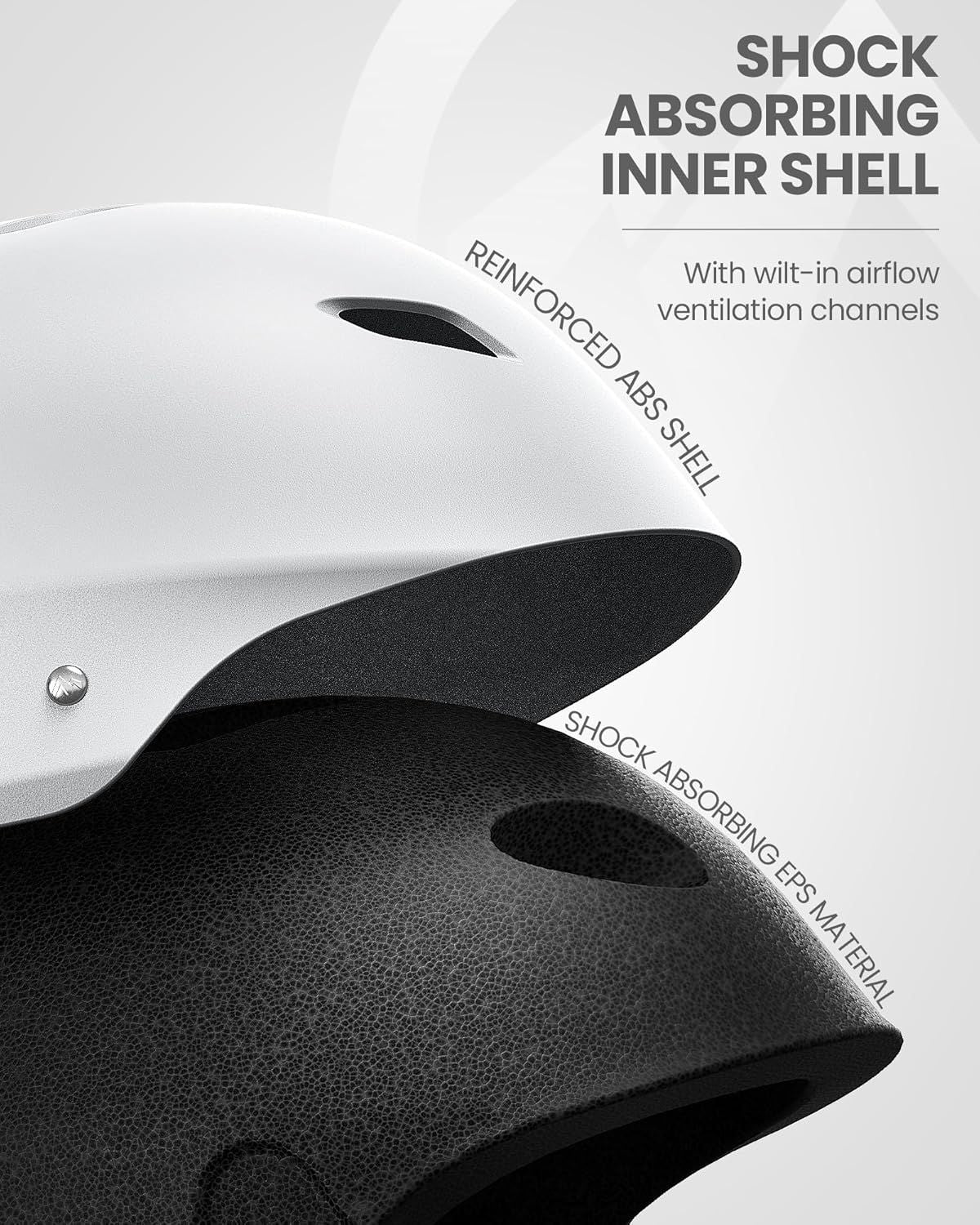 OutdoorMaster Kelvin Ski Helmet - with ASTM Certified Safety, 9 Options - for