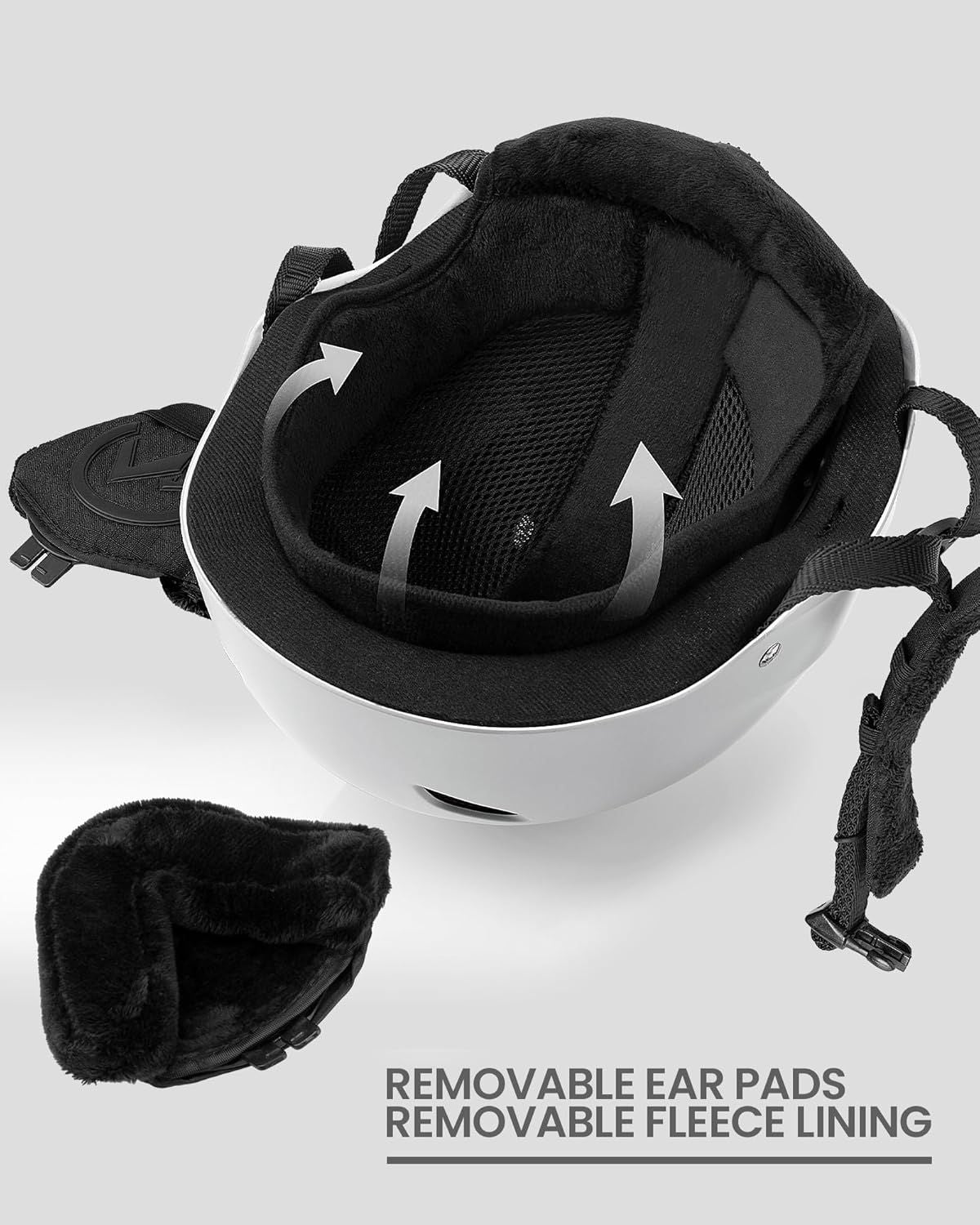 OutdoorMaster Kelvin Ski Helmet - with ASTM Certified Safety, 9 Options - for