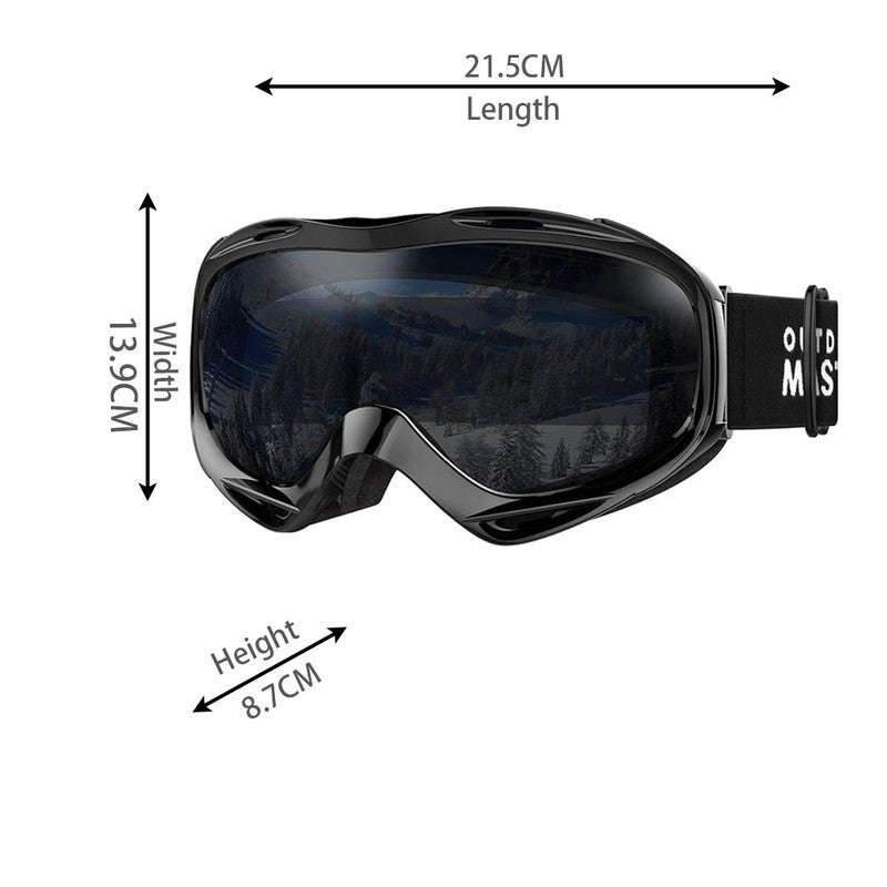 OutdoorMaster OTG Ski Goggles - Over Glasses Ski/Snowboard Goggles for - 5