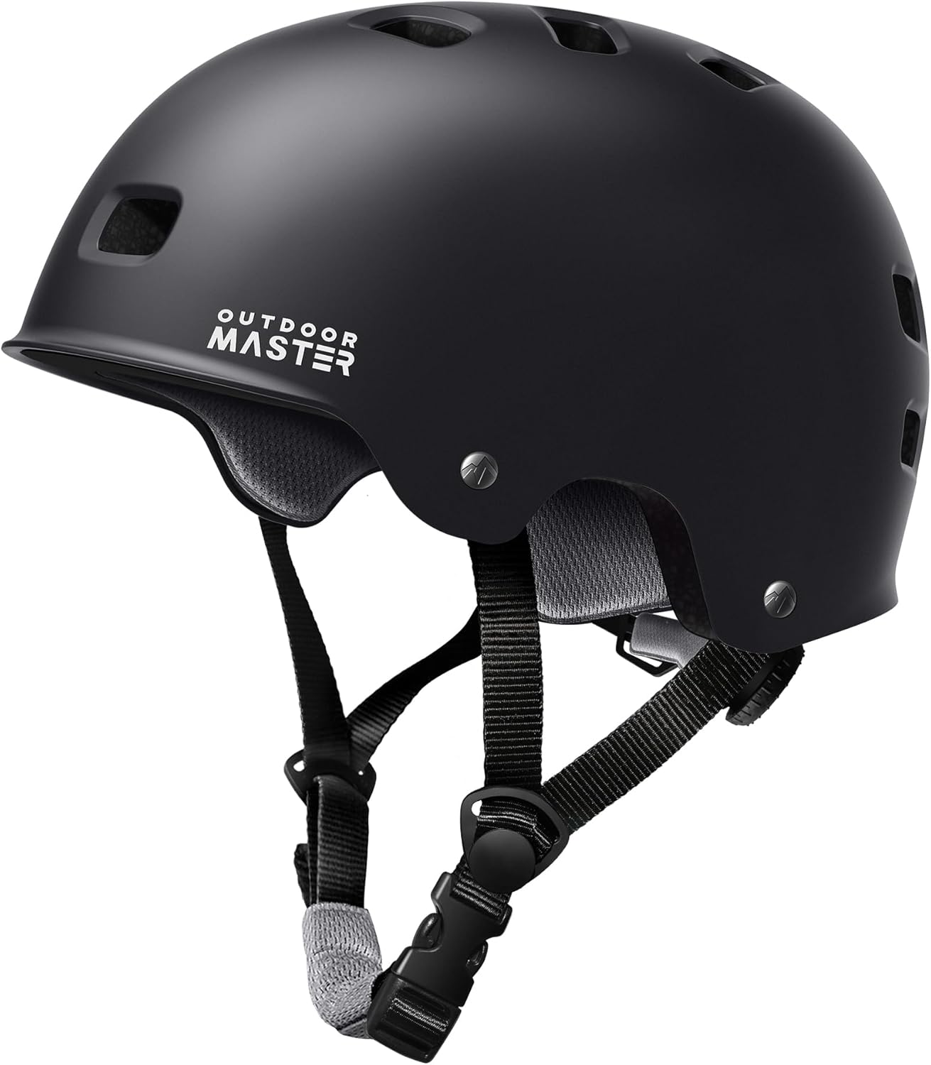 OutdoorMaster Skateboard Cycling Helmet - Two Removable Liners - Large