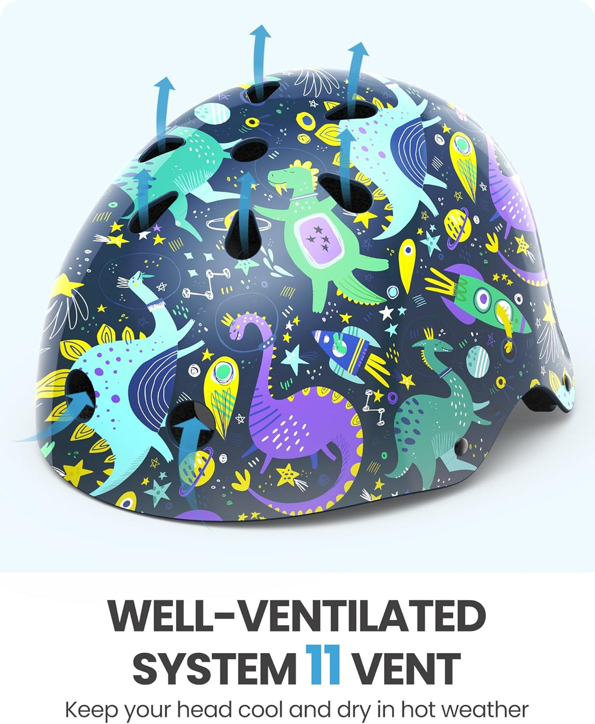 OutdoorMaster Youth & Kids Bike Helmet - Adjustable Multi - Sports - Large