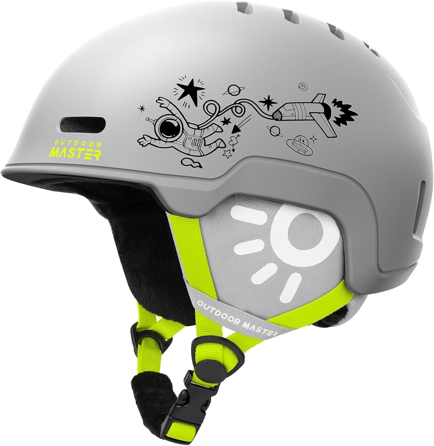 OutdoorMaster Children's Ski Helmet, Snowboard Helmet for Boys & - Small