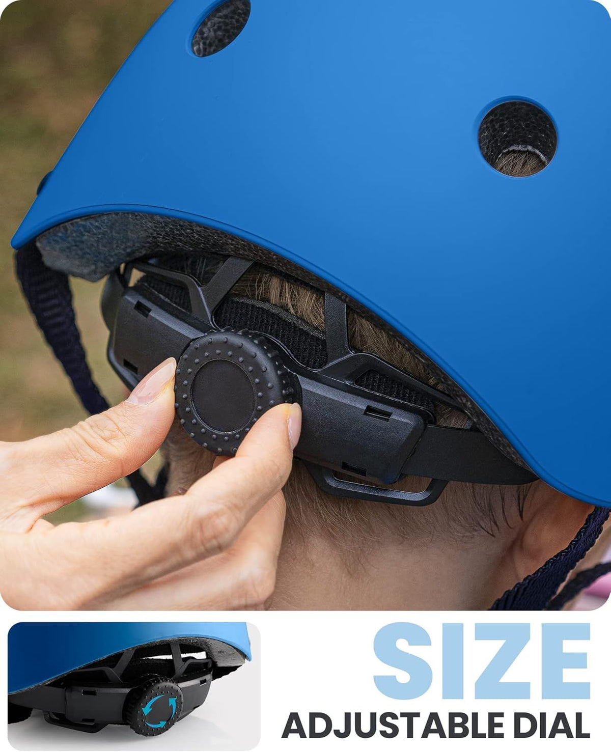 OutdoorMaster Youth & Kids Bike Helmet - Adjustable Multi - Sports - M