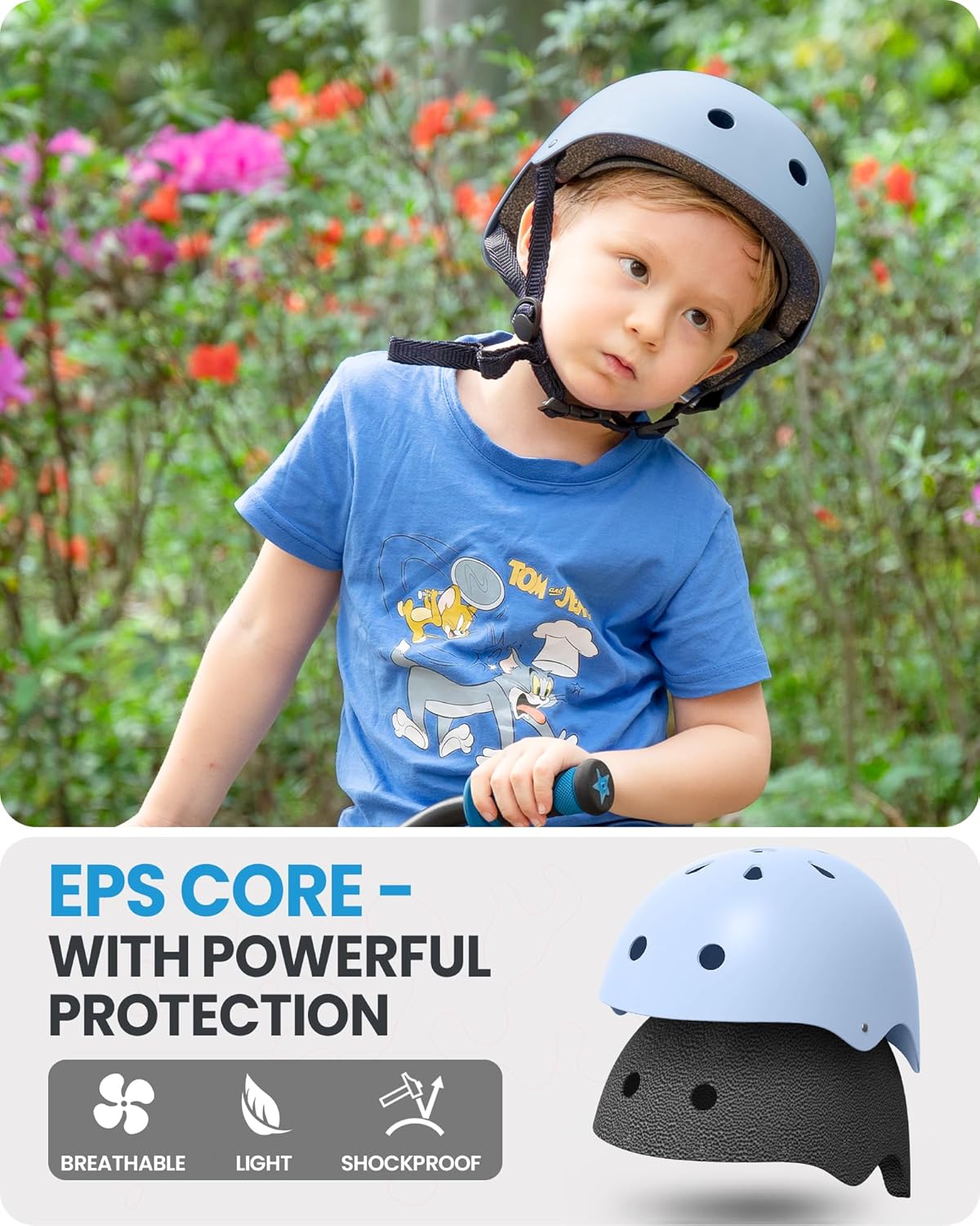 OutdoorMaster Youth & Kids Bike Helmet - Adjustable Multi - Sports - Small