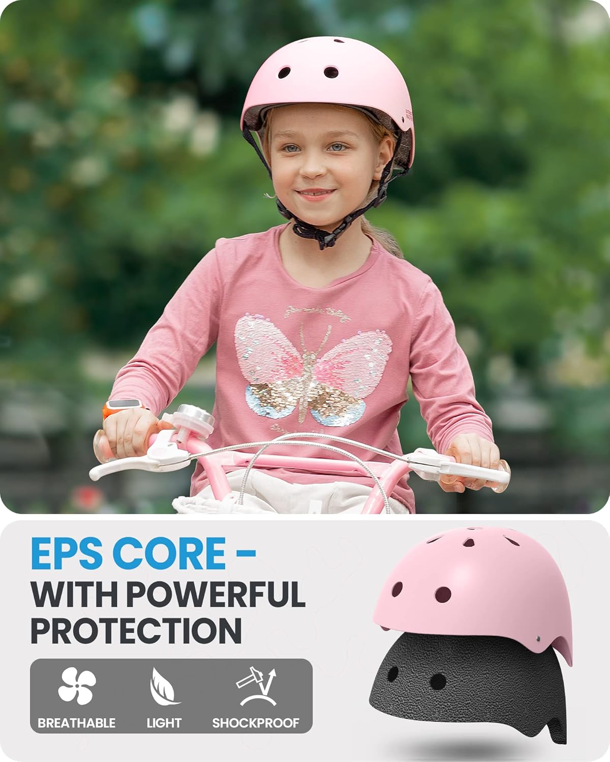 OutdoorMaster Youth & Kids Bike Helmet - Adjustable Multi - Sports - Large
