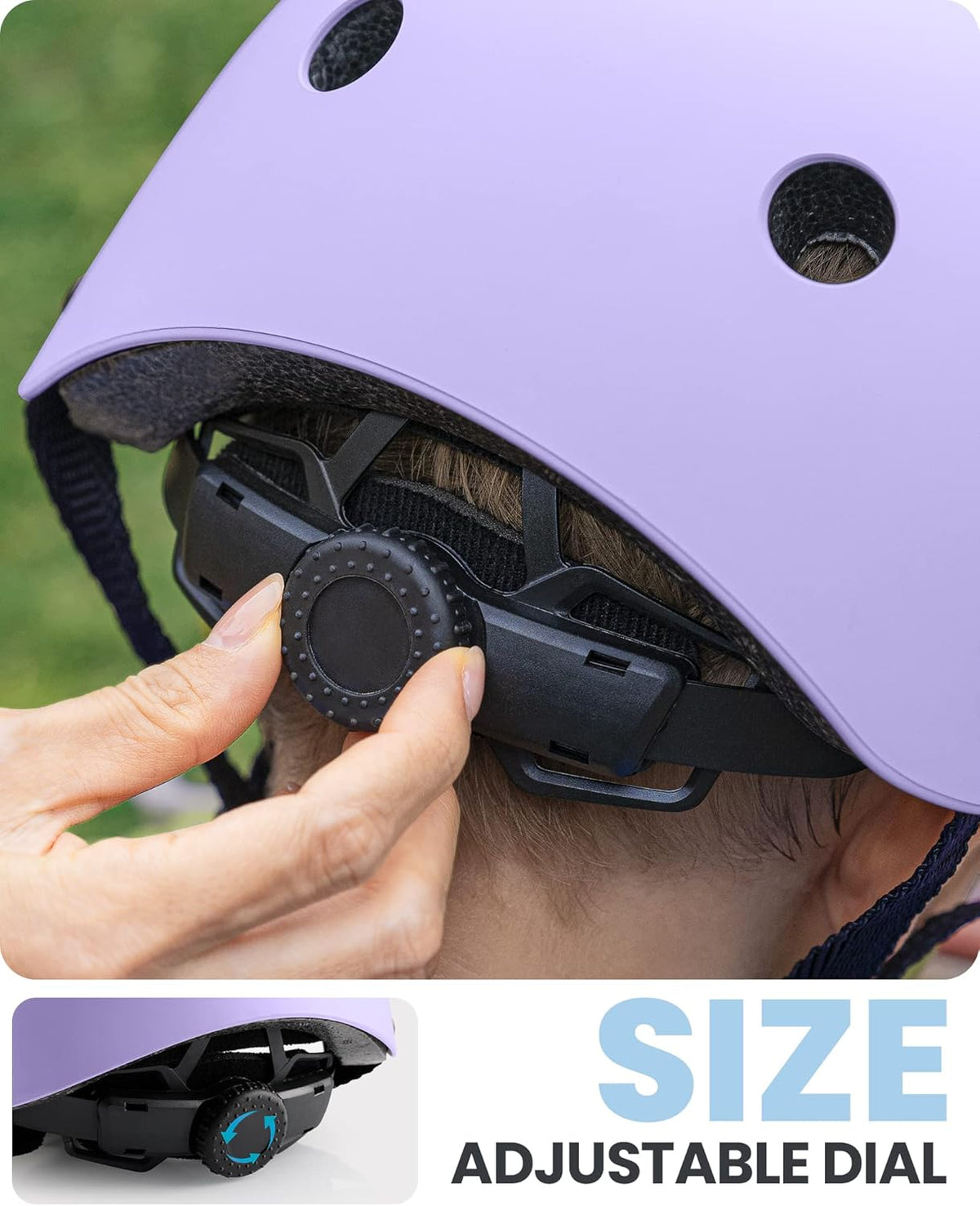 OutdoorMaster Youth & Kids Bike Helmet - Adjustable Multi - Sports - Large