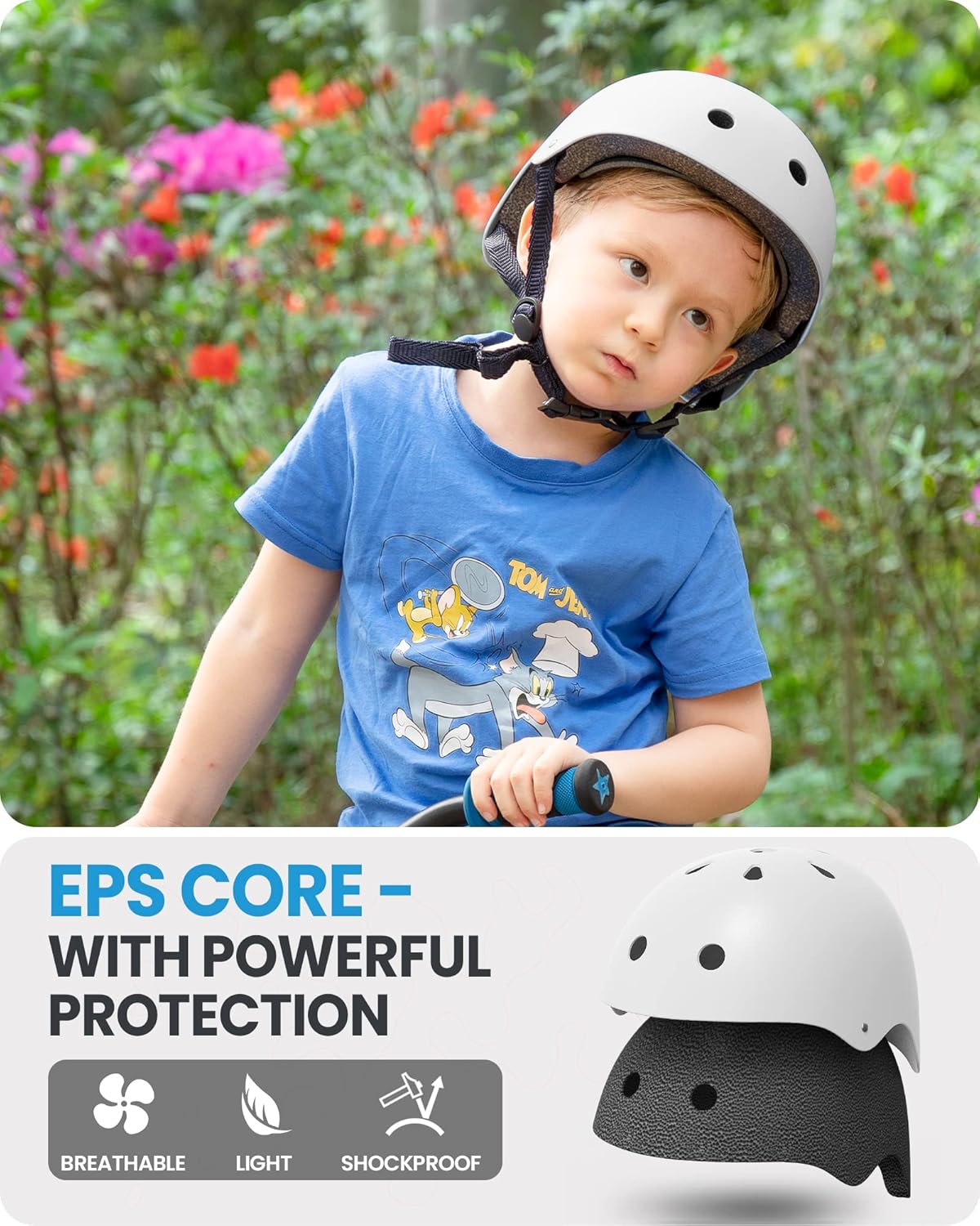 OutdoorMaster Youth & Kids Bike Helmet - Adjustable Multi - Sports - Large