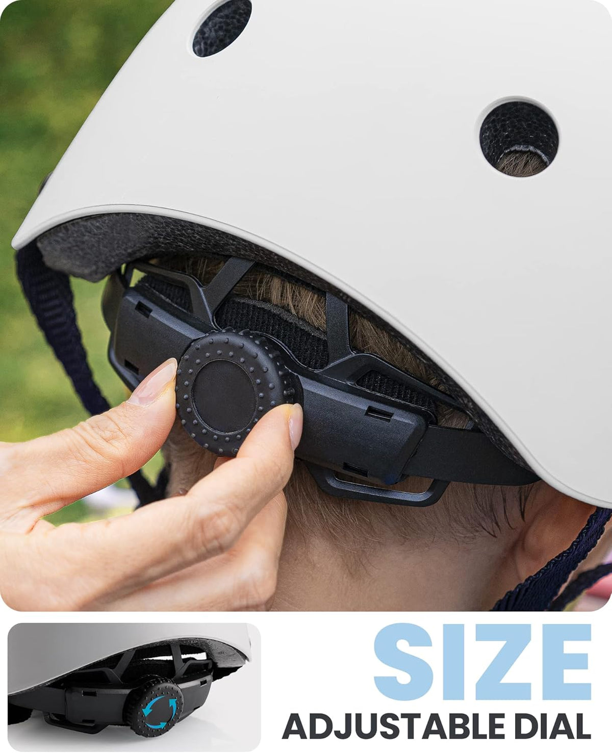 OutdoorMaster Youth & Kids Bike Helmet - Adjustable Multi - Sports - Medium
