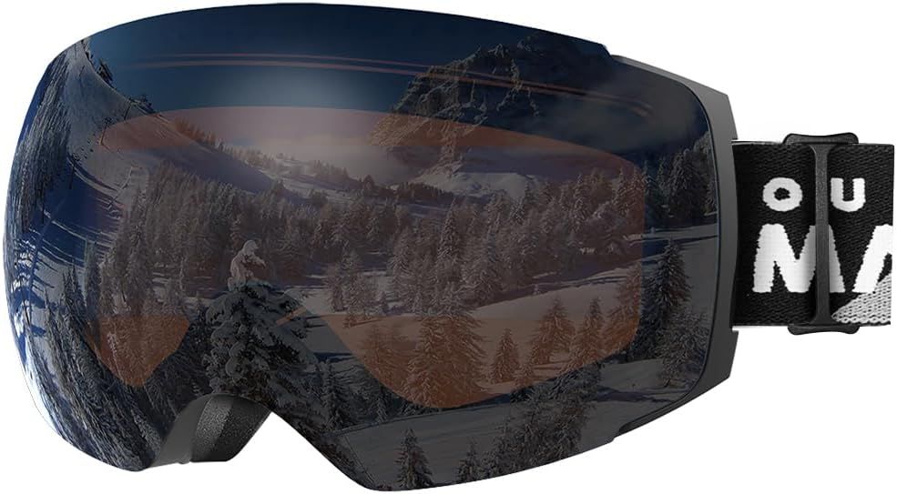 OutdoorMaster Ski Goggles PRO - Frameless, Interchangeable Lens 100% UV400 - 2