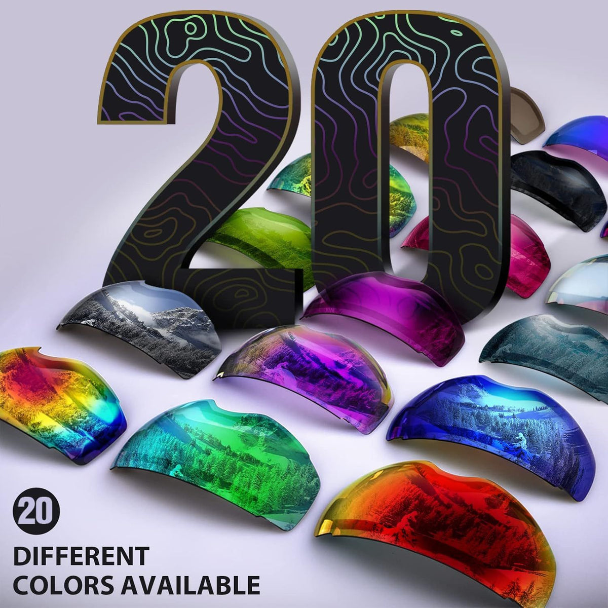 OutdoorMaster Ski Goggles PRO - Frameless, Interchangeable Lens 100% UV400 - 2