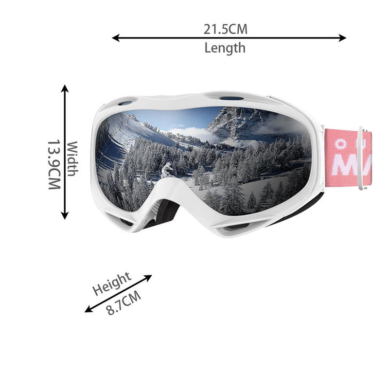 OutdoorMaster OTG Ski Goggles - Over Glasses Ski/Snowboard Goggles for - 5