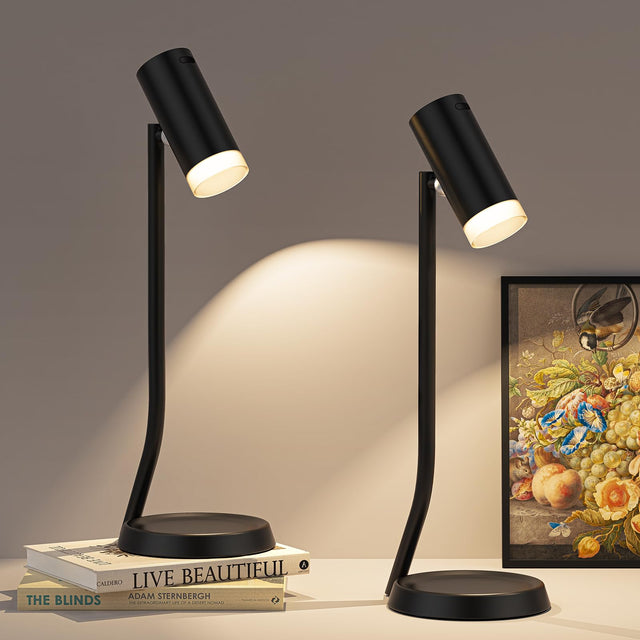 Cordless Table Lamps Battery Operated Table Light w/ 5000mAh Dining 2 Packs