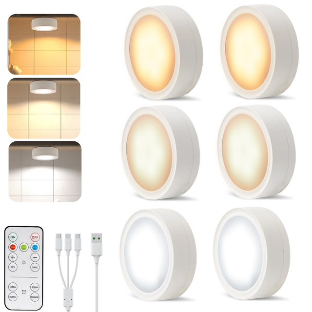 6 Under Unit Lights Kitchen LED Cabinet Cabinet Under Cabinet Wine Cabinet