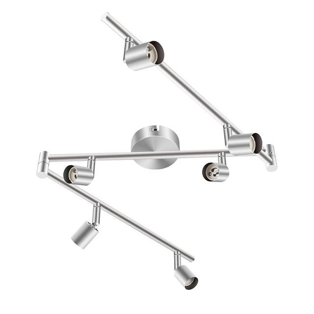 Kitchen Lights 6 Light Ceiling Kitchen GU10 LED Bulbs not Included Brush Nickel