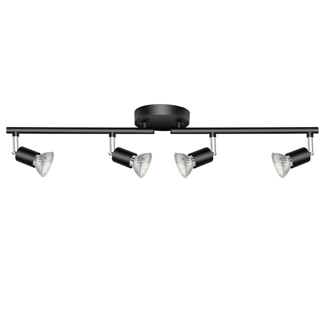 Kitchen Lights Ceiling Ceiling Kitchen GU10 LED Bulbs Included 4 Way Black