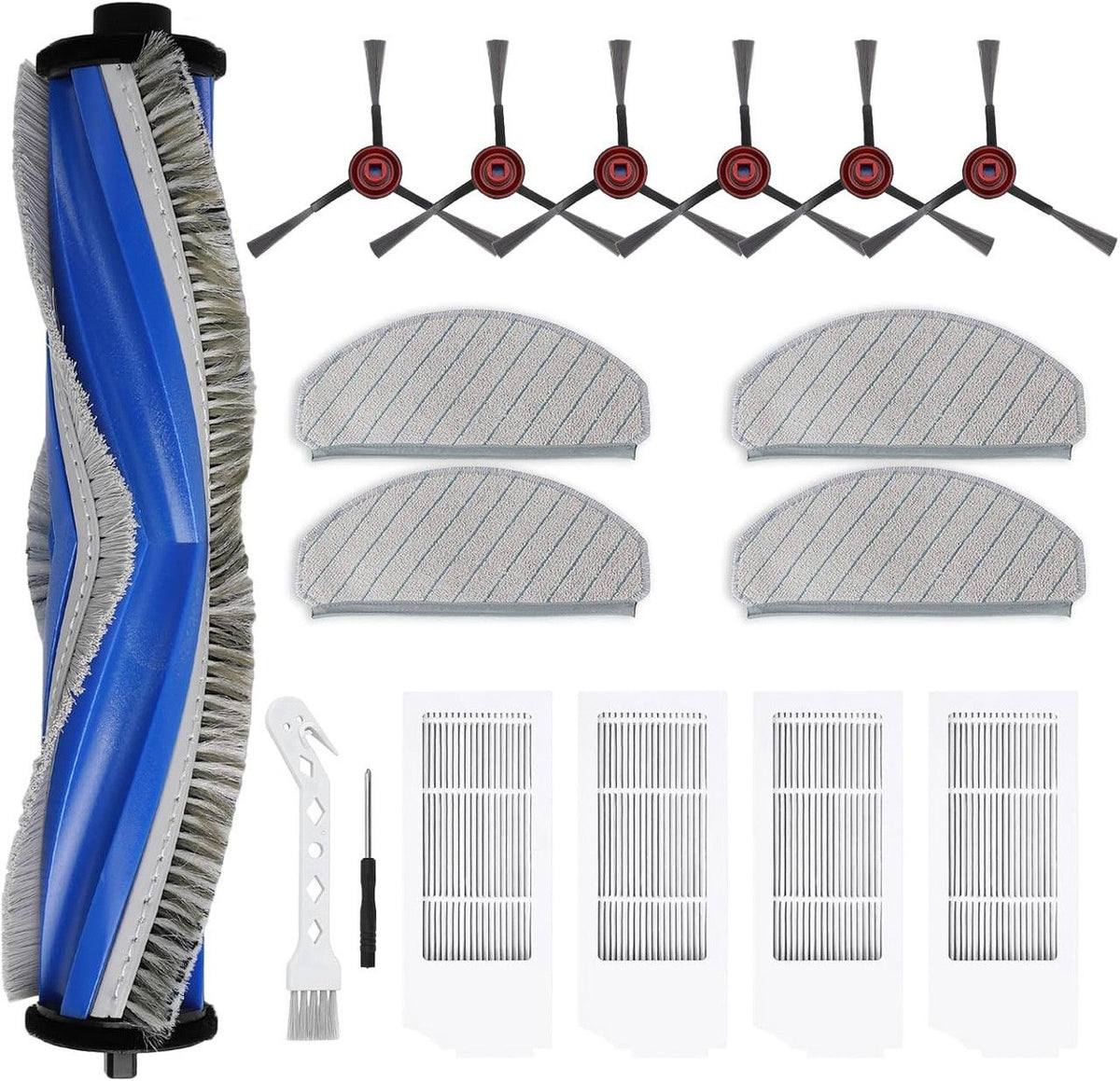 18 PCS Accessories for ECOVACS DEEBOT N20 Plus Robot Vacuum Cleaner