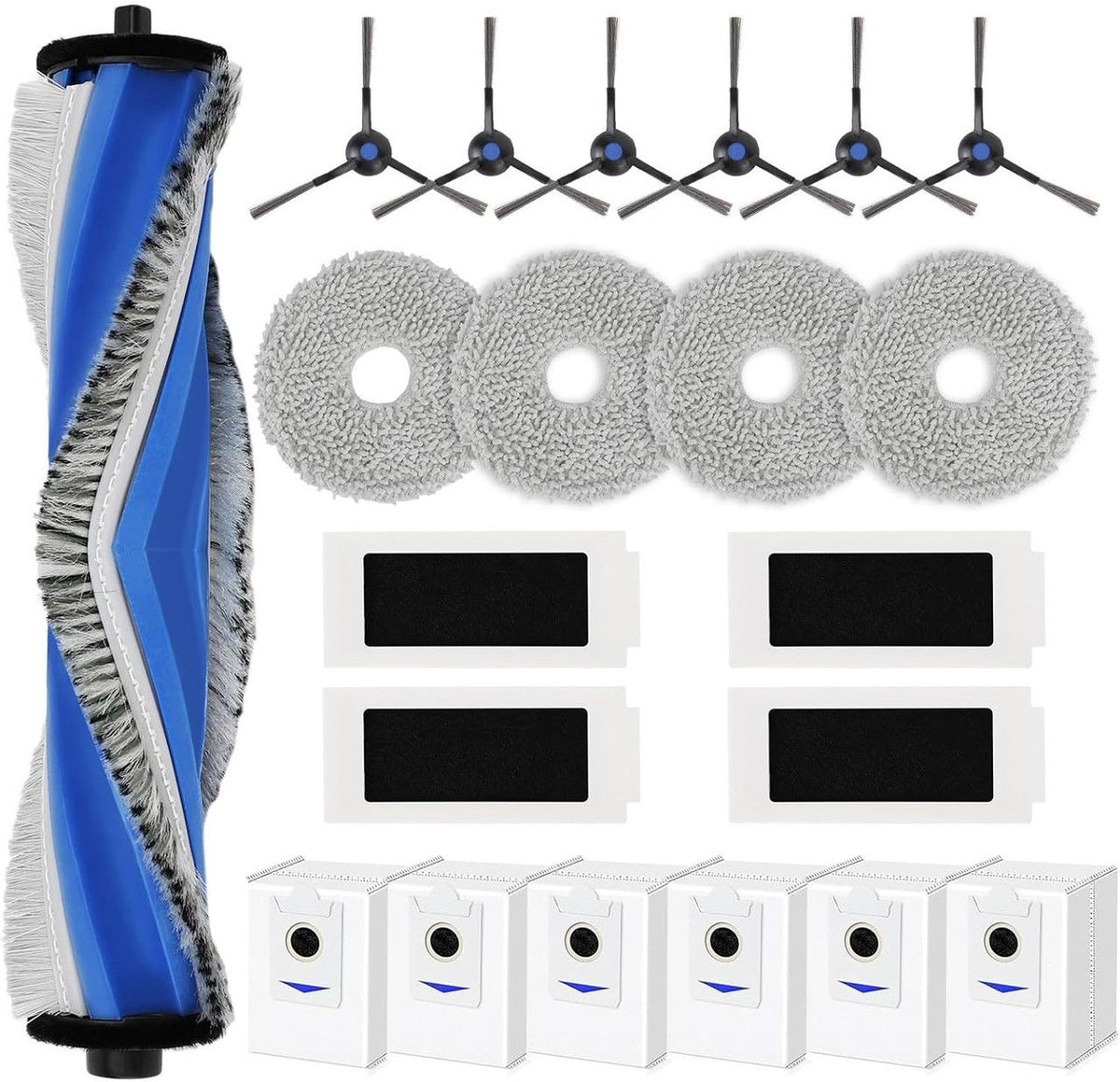 18 PCS Accessories for ECOVACSDEEBOT T30S Robot Vacuum Cleaner