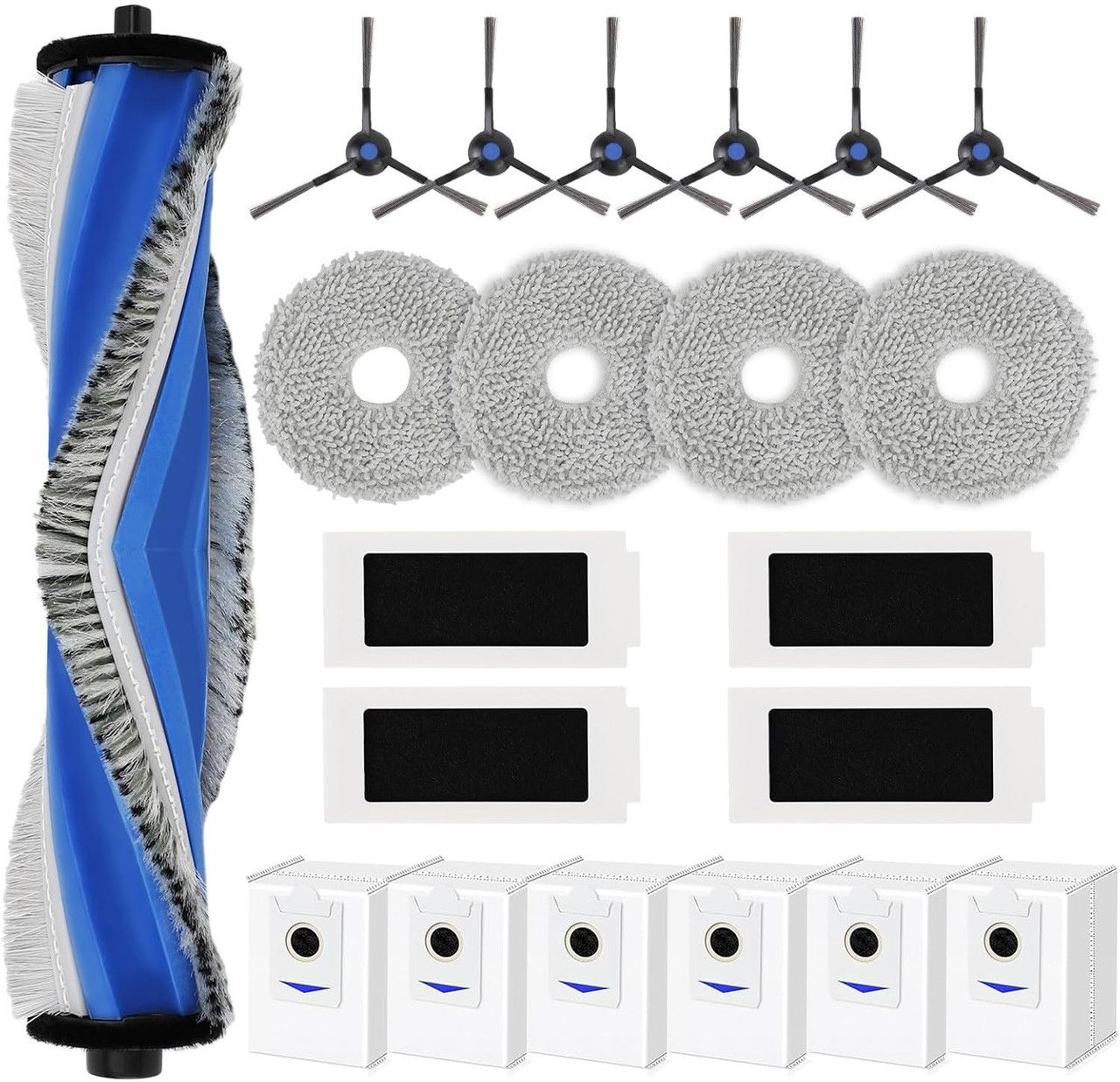 18 PCS Accessories for ECOVACSDEEBOT T30S Robot Vacuum Cleaner
