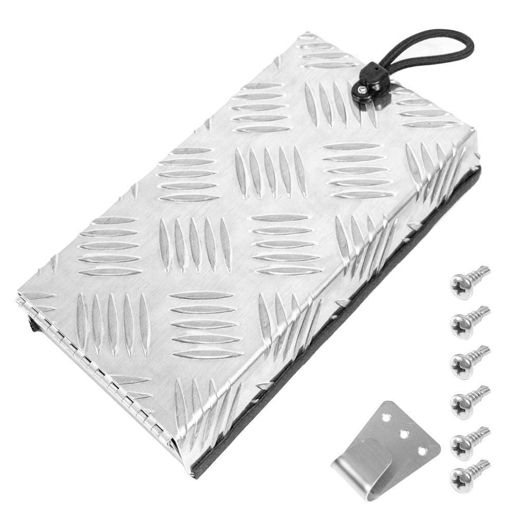 RV Truma Cowl Cover Silver Checker Aluminum Universal Flue Vent Truma Hotwater AU