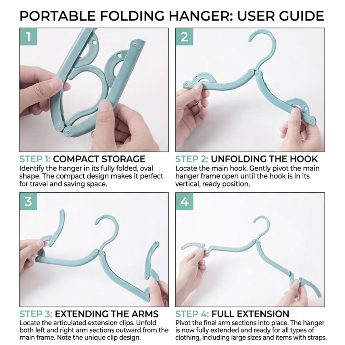 19 Pcs Portable Travel Folding Anti-Slip Clothes Hangers with Storage Bag & Pegs-Pink