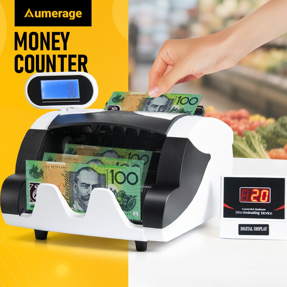 Money Counter Machine with UV, Bill Counter Suitable for AUD Dollars