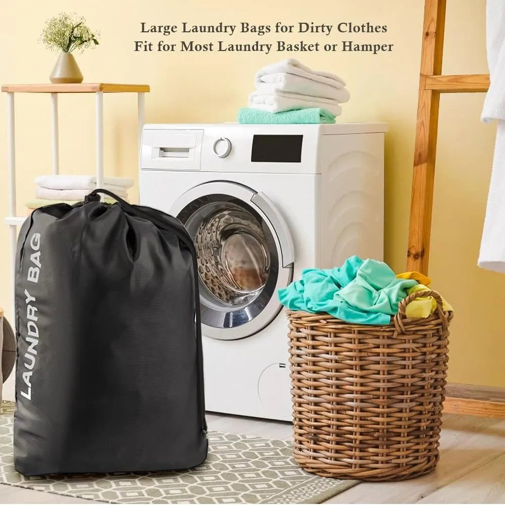 4PCS Heavy Duty Laundry Bag Large Mesh Washable Wash Bags Net Clothes Organiser