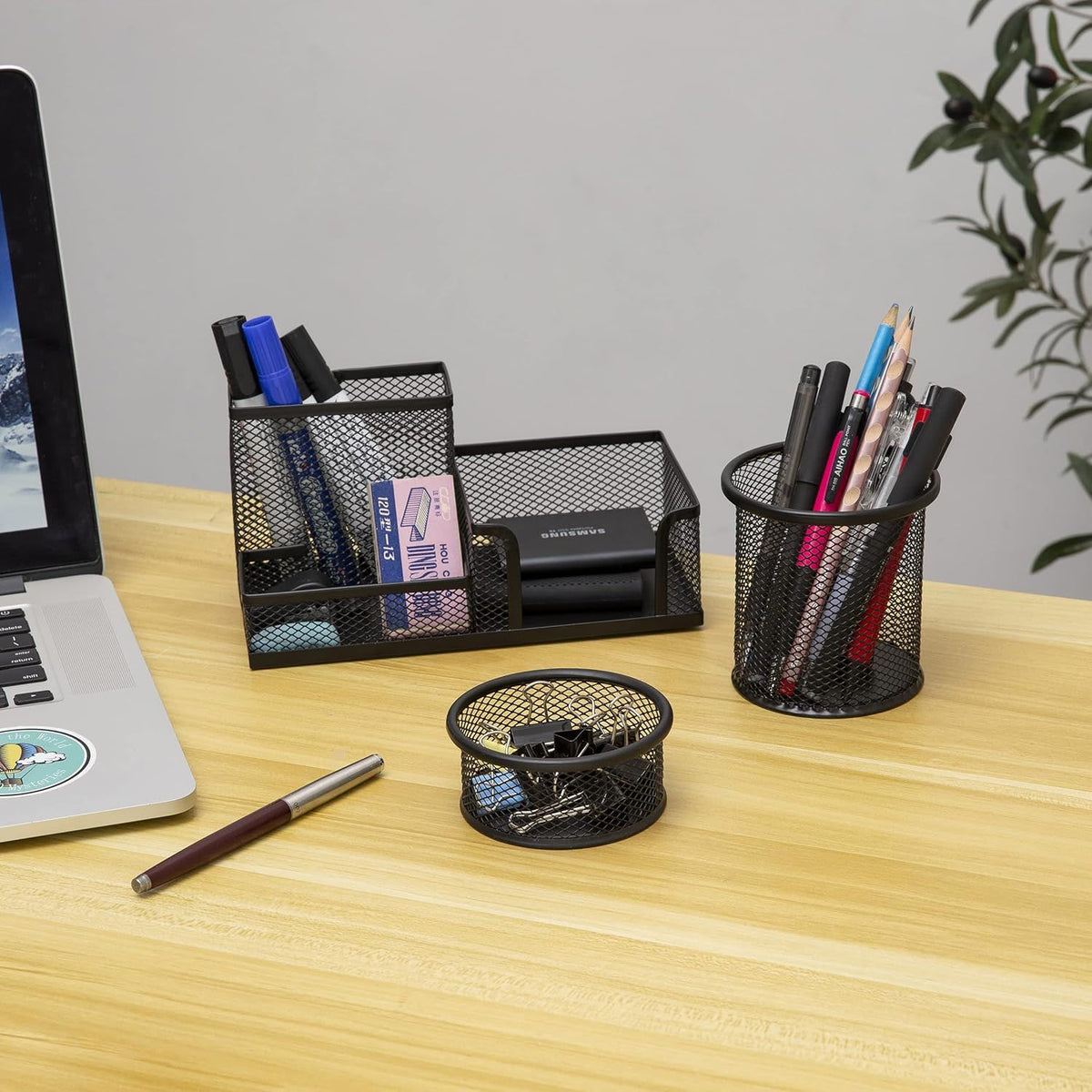 3 - set Desk Organisers, Pen Holder For Stationeries & Pencils, Accessories